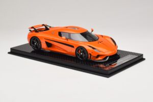 Koenigsegg Regera Arancione Pacchetto Carbonio FrontiArt 1:18 F071-153 Resina — immagine 4 di 7