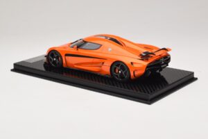Koenigsegg Regera Arancione Pacchetto Carbonio FrontiArt 1:18 F071-153 Resina — immagine 5 di 7
