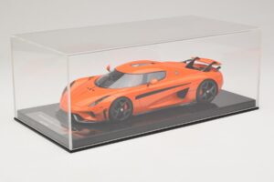 Koenigsegg Regera Arancione Pacchetto Carbonio FrontiArt 1:18 F071-153 Resina — immagine 6 di 7