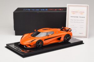 Koenigsegg Regera Arancione Pacchetto Carbonio FrontiArt 1:18 F071-153 Resina — immagine 7 di 7