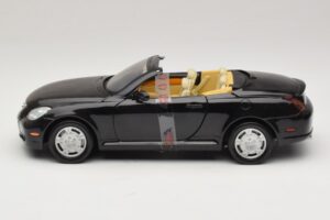 Lexus SC430 Cabriolet Nero Motormax 1:18 73119 Pressofusione — immagine 3 di 6