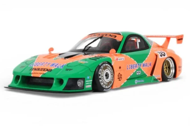 Mazda RX-7 FD3S LB-Works LB Super Silhouette Renown Bi-Color GT Spirit 1:18 Mazda RX-7 FD3S LB-Works LB Super Silhouette Renown Bi-Color GT Spirit 1:18 GT568 Resina