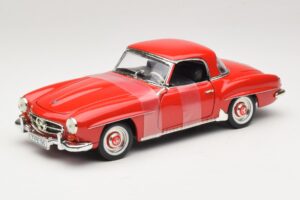 Mercedes 190 SL W121 Coupé Rosso ERTL 1:18 7465 Pressofusione
