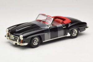 Mercedes 190 SL W121 Roadster Nero ERTL 1:18 7464 Pressofusione