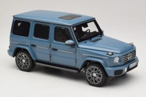 Mercedes G-Class W465 Vintage Blue Norev 1:18 183034 Pressofusione — immagine 4 di 6