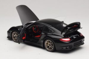Porsche 911 997 GT2 RS Nero Minichamps 1:18 100069401-O Pressofusione — immagine 5 di 8
