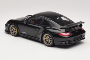 Porsche 911 997 GT2 RS Nero Minichamps 1:18 100069401-O Pressofusione — immagine 7 di 8