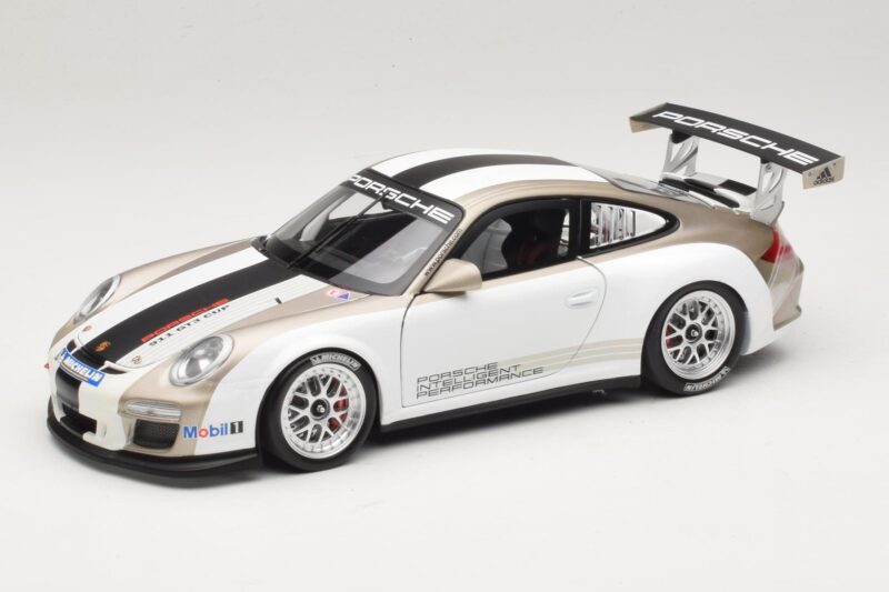 Porsche 911 997 GT3 Cup Bianco Con Strisce 2008 Minichamps 1:18 WAP0210130C Pressofusione