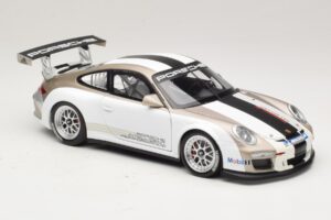 Porsche 911 997 GT3 Cup Bianco Con Strisce 2008 Minichamps 1:18 WAP0210130C Pressofusione — immagine 6 di 8