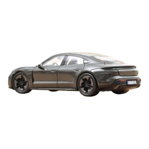 Porsche Taycan Turbo S Slate Grey Neo Norev 1:18 187654 Pressofusione — immagine 3 di 5