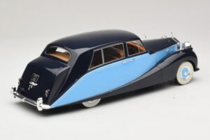 Rolls-Royce Silver Wraith Empress by Hooper Nero & Blu Scuro MCG 1:18 MCG18051 Pressofusione — immagine 2 di 6