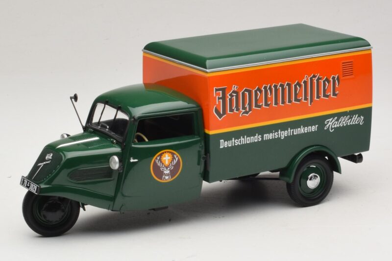 Tempo Hanseat Furgone Jägermeister Minichamps 1:18 150099044 Pressofusione