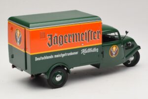 Tempo Hanseat Furgone Jägermeister Minichamps 1:18 150099044 Pressofusione — immagine 3 di 8