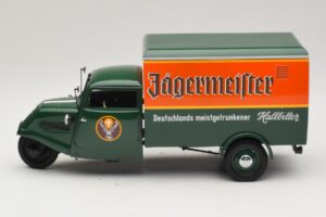 Tempo Hanseat Furgone Jägermeister Minichamps 1:18 150099044 Pressofusione — immagine 4 di 8
