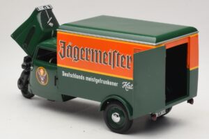 Tempo Hanseat Furgone Jägermeister Minichamps 1:18 150099044 Pressofusione — immagine 5 di 8