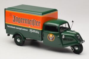 Tempo Hanseat Furgone Jägermeister Minichamps 1:18 150099044 Pressofusione — immagine 6 di 8
