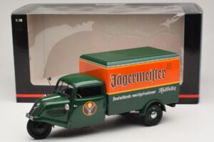 Tempo Hanseat Furgone Jägermeister Minichamps 1:18 150099044 Pressofusione — immagine 8 di 8