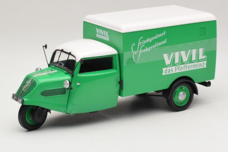 Tempo Hanseat Furgone Vivil Verde Minichamps 1:18 150099043 Pressofusione