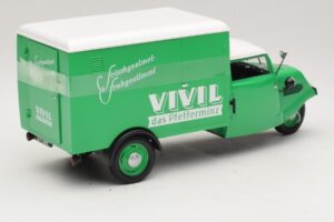 Tempo Hanseat Furgone Vivil Verde Minichamps 1:18 150099043 Pressofusione — immagine 2 di 6