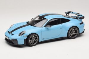 Porsche 911 992.2 GT3 Weissach Package Gulf Blue Norev 1:18 187000 Pressofusione