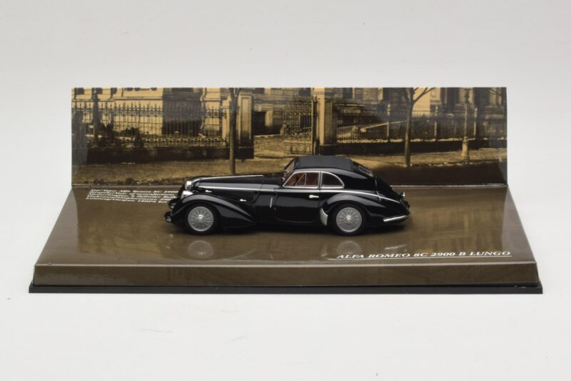 Alfa Romeo 8C 2900B Lungo Nero Minichamps 1:43 436120421 Pressofusione