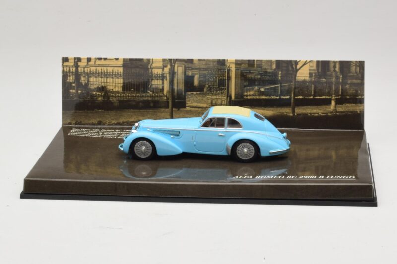 Alfa Romeo 8C 2900B Lungo Azzurro Minichamps 1:43 436120420 Pressofusione