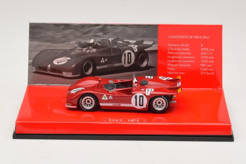 Alfa Romeo T33/3 #10 R. Stommelen / N. Galli ADAC 1000km Nurburgring 1971 Senza Scatola Esterna Minichamps 1:43 436711210-R1 