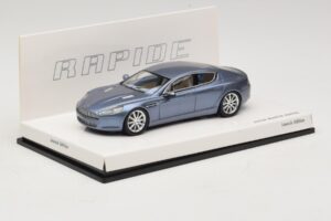 Aston Martin Rapide Blu Metallizzato Minichamps 1:43 437137903 Pressofusione — immagine 2 di 5