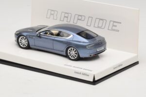 Aston Martin Rapide Blu Metallizzato Minichamps 1:43 437137903 Pressofusione — immagine 3 di 5
