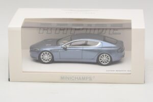 Aston Martin Rapide Blu Metallizzato Minichamps 1:43 437137903 Pressofusione — immagine 5 di 5