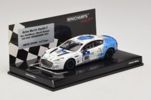 Aston Martin Rapide S #100 Bez / Schubauer 24 Hours of Nurburgring 2013 Minichamps 1:43 437131300 Pressofusione — immagine 2 di 5