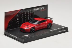 Aston Martin V12 Zagato Rosso Minichamps 1:43 437137220 Pressofusione — immagine 2 di 5