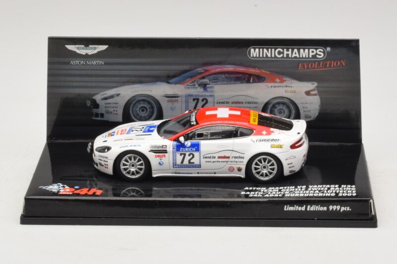 Aston Martin V8 Vantage #72 24 Hours of Nurburgring 2009 Minichamps 1:43 437091372 Pressofusione