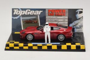 Aston Martin Vanquish S Rosso Top Gear Con Figurina Minichamps 1:43 519431372 Pressofusione