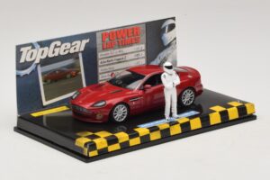 Aston Martin Vanquish S Rosso Top Gear Con Figurina Minichamps 1:43 519431372 Pressofusione — immagine 2 di 5