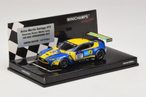 Aston Martin Vantage GT3 #007 A. Simonsen / Turner 24 Hours of Nurburgring 2013 Minichamps 1:43 437131307 Pressofusione — immagine 2 di 5