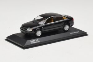 Audi A6 C5 Nero Minichamps 1:43 430010200 Pressofusione — immagine 2 di 4