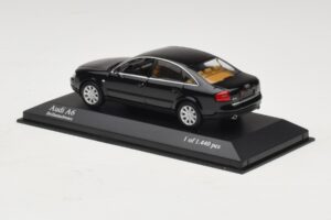 Audi A6 C5 Nero Minichamps 1:43 430010200 Pressofusione — immagine 3 di 4