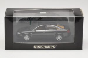 Audi A6 C5 Nero Minichamps 1:43 430010200 Pressofusione — immagine 4 di 4