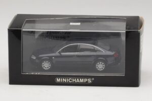 Audi A6 C5 Blu Metallizzato Minichamps 1:43 430010201 Pressofusione — immagine 4 di 4