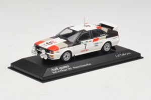 Audi Quattro #7 M. Mouton / F. Pons Pikes Peak International Hill Climb 1984 Minichamps 1:43 AUDI014 Pressofusione — immagine 2 di 4