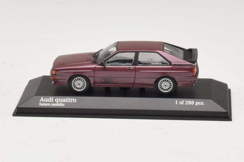 Audi Quattro Marrone Metallizzato Minichamps 1:43 Audi Quattro Marrone Metallizzato Minichamps 1:43 430019429 Pressofusione