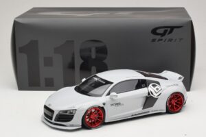 Audi R8 42 Liberty Walk Bianco GT Spirit 1:18 GT325 Resina — immagine 6 di 6