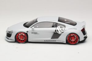 Audi R8 42 Liberty Walk Bianco GT Spirit 1:18 GT325 Resina — immagine 3 di 6