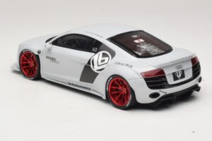 Audi R8 42 Liberty Walk Bianco GT Spirit 1:18 GT325 Resina — immagine 5 di 6