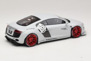 Audi R8 42 Liberty Walk Bianco GT Spirit 1:18 GT325 Resina — immagine 2 di 6