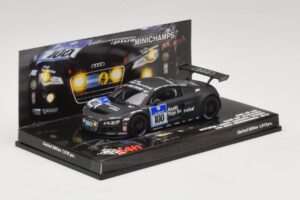 Audi R8 LMS GT3 #100 M. Ekstrom / O. Jarvis Abt Sportsline 24 Hours of Nurburgring 2010 Minichamps 1:43 437101900 Pressofusio — immagine 2 di 5