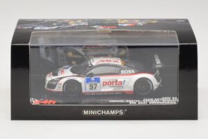 Audi R8 LMS GT3 #97 Phoenix Racing 24 Hours of Nurburgring 2010 Minichamps 1:43 437101997 Pressofusione — immagine 5 di 5