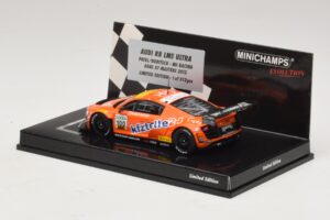 Audi R8 LMS Ultra #100 MS Racing Patel / Dobitsch ADAC GT Masters 2013 Minichamps 1:43 437130100 Pressofusione — immagine 3 di 5