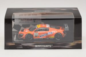 Audi R8 LMS Ultra #100 MS Racing Patel / Dobitsch ADAC GT Masters 2013 Minichamps 1:43 437130100 Pressofusione — immagine 5 di 5